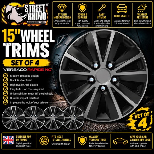 Wheel trims x4 rapide - 15",
